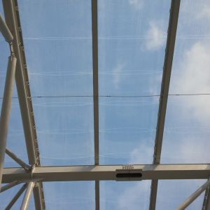 Detail of the ETFE cushions